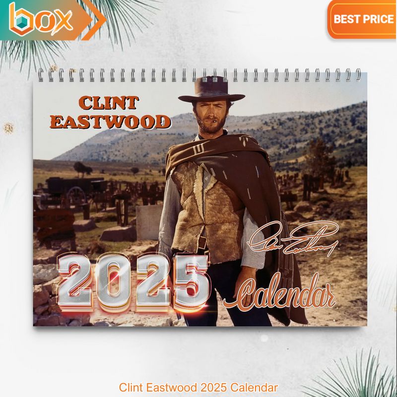 Clint Eastwood 2025 Calendar