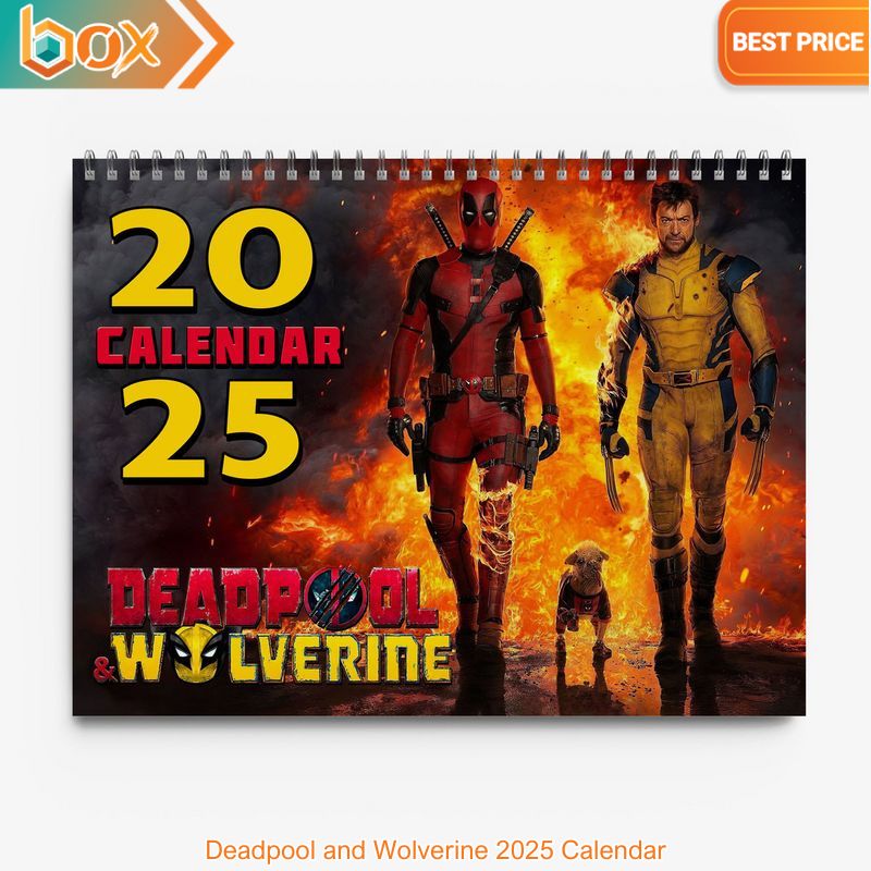 Deadpool and Wolverine 2025 Calendar