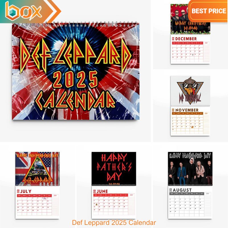 Def Leppard 2025 Calendar