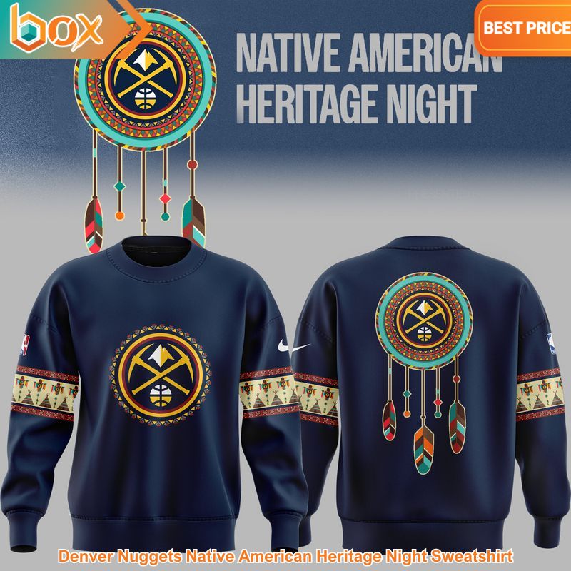 Denver Nuggets Native American Heritage Night Sweatshirt