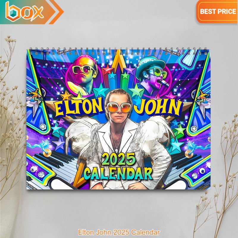 Elton John 2025 Calendar