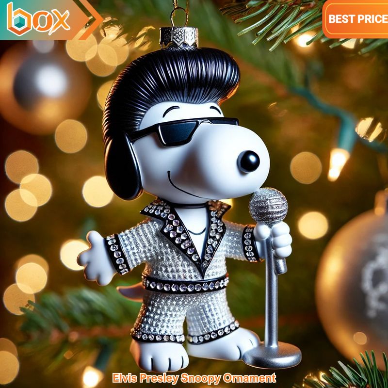 HOT Elvis Presley Snoopy Ornament