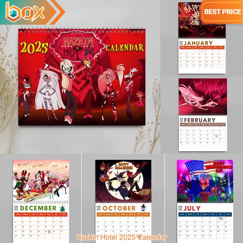 Hazbin Hotel 2025 Calendar