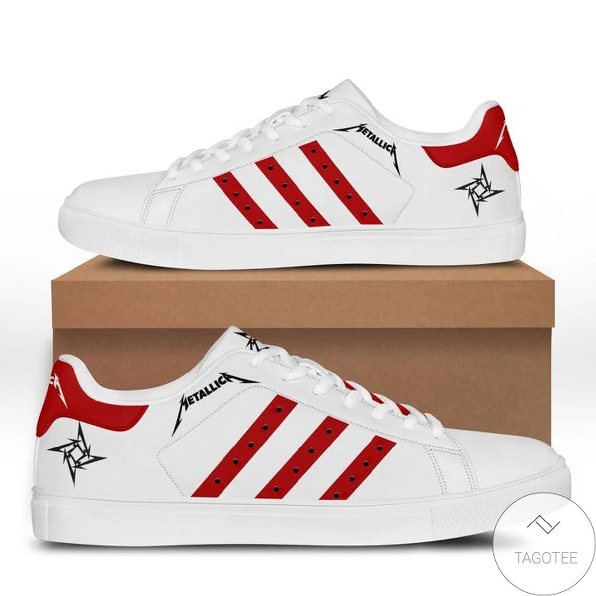 Metallica Stan Smith Shoes