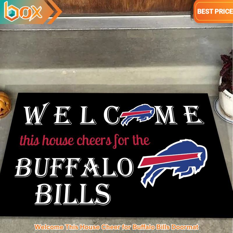 TOP Welcome This House Cheer for Buffalo Bills Doormat