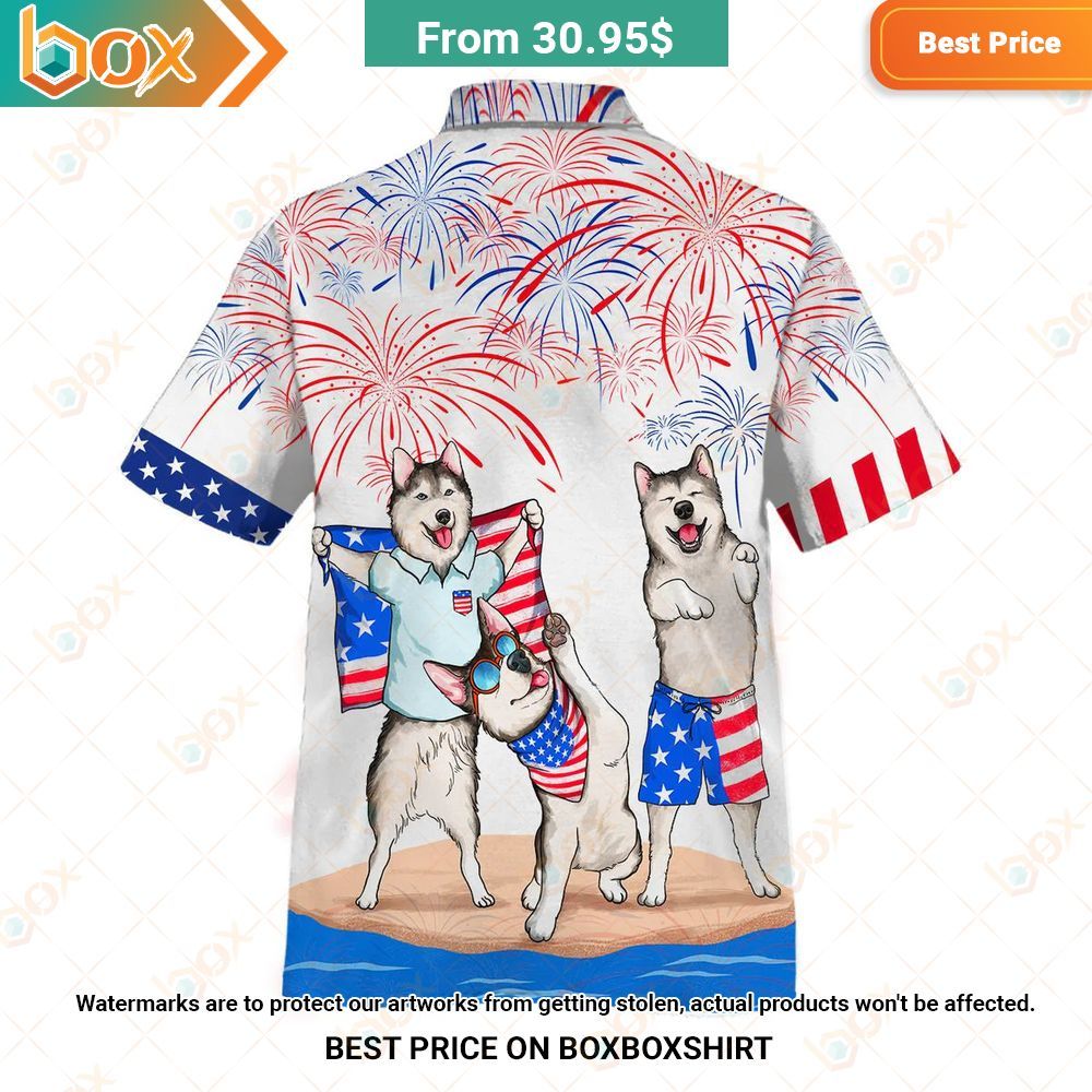 Alaska American Independence Day Dog Hawaiian Shirt Cool look bro