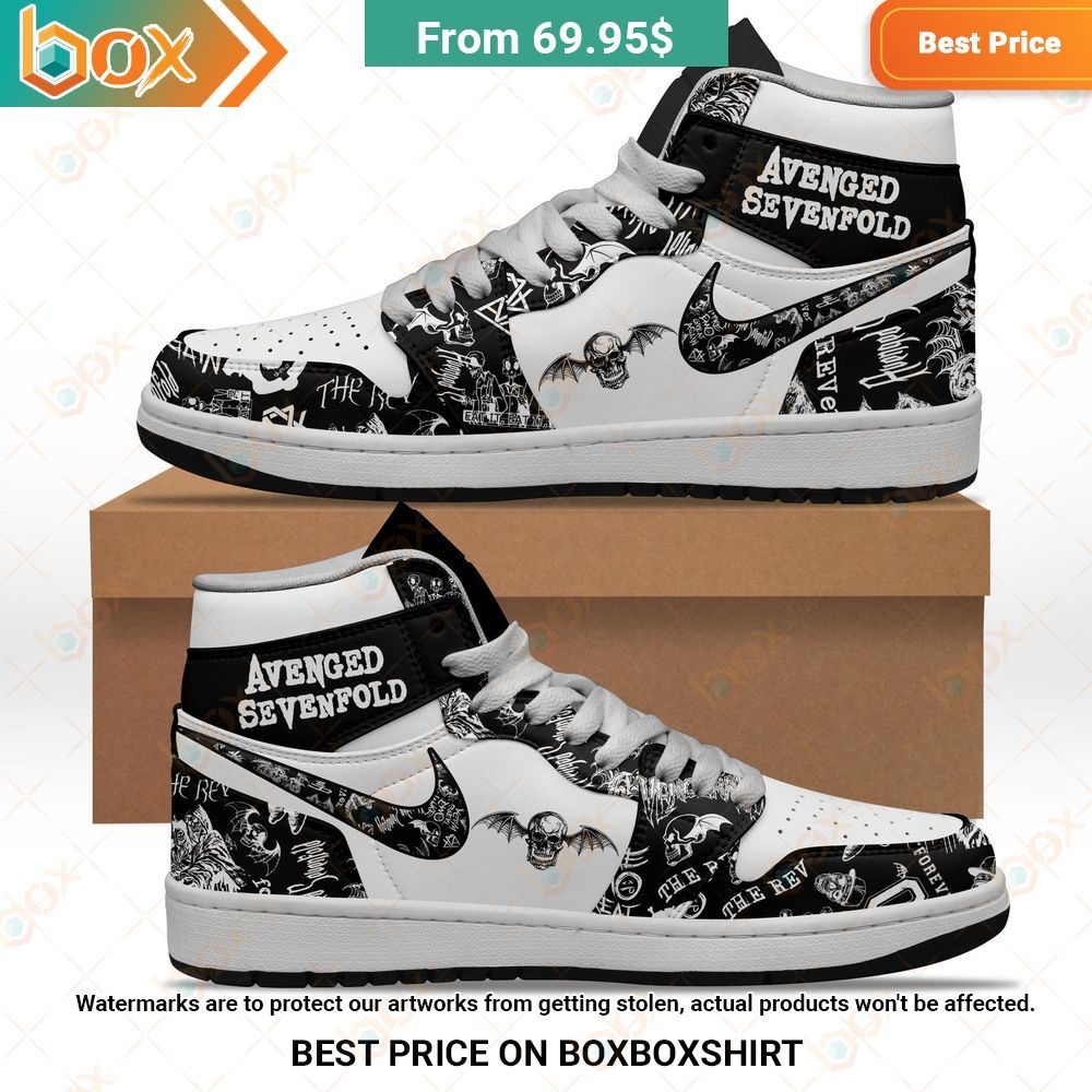 Avenged Sevenfold Air Jordan High Top Shoes Awesome Pic guys