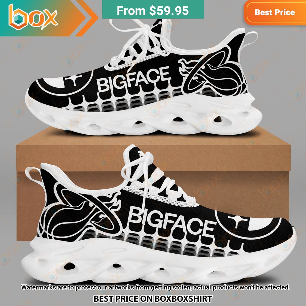 NBA Miami Heat Big Face Chunky Max Soul Shoes Natural and awesome