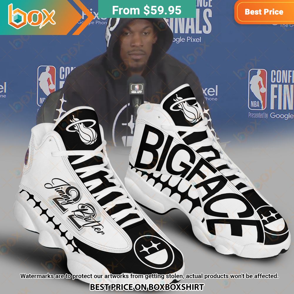 NBA Miami Heat Big Face Jimmy Butler Air Jordan 13 Shoes Best couple on earth