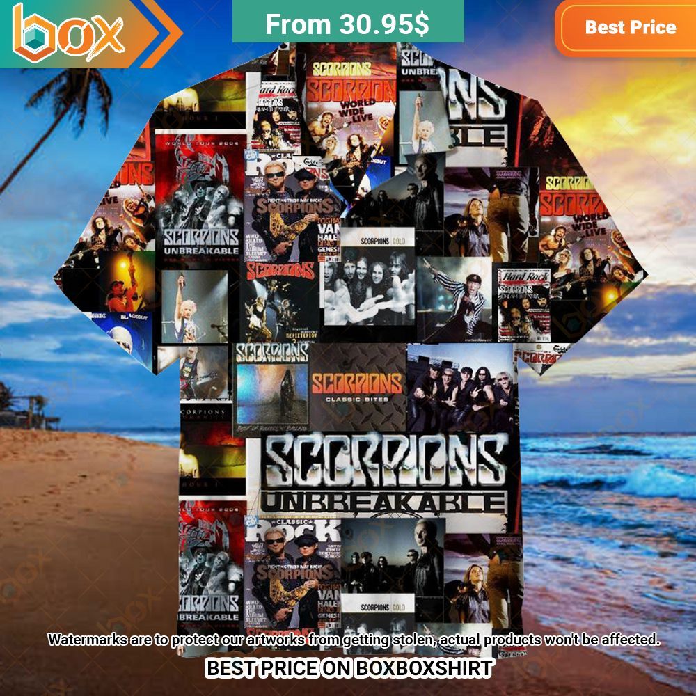 Scorpions Unbreakable Hawaiian Shirt Stand easy bro