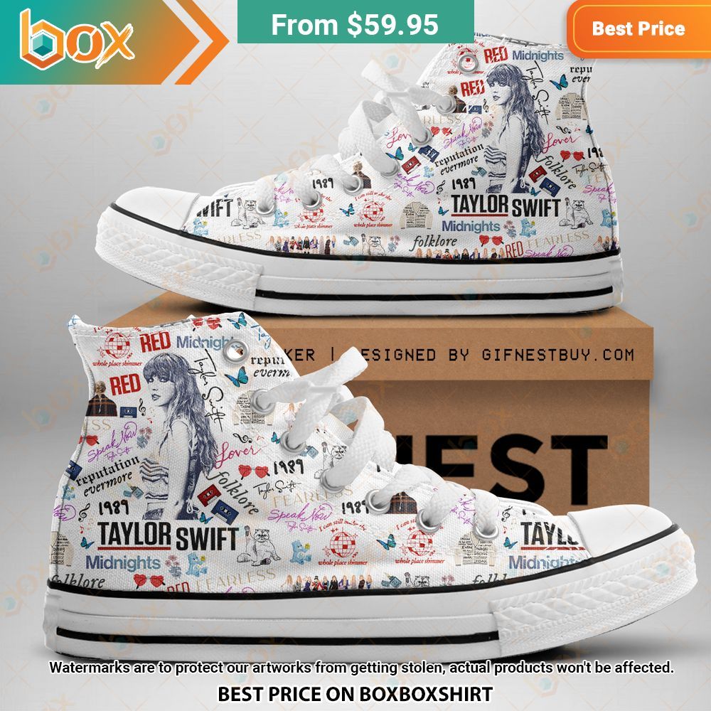 Taylor Swift 13 Canvas High Top Shoes Best click of yours