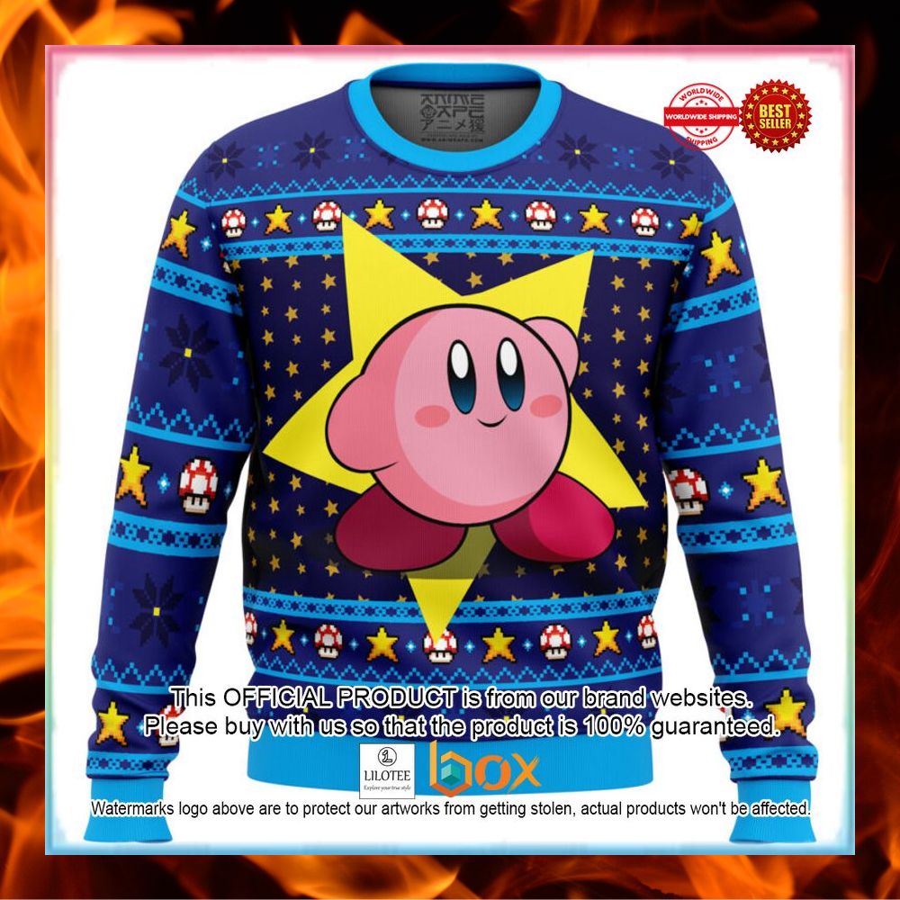 the-pink-hero-kirbys-dream-land-christmas-sweater-1-594