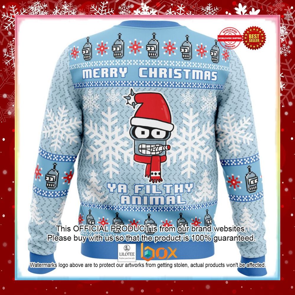 merry-christmas-ya-filthy-animal-futurama-sweater-christmas-2-274