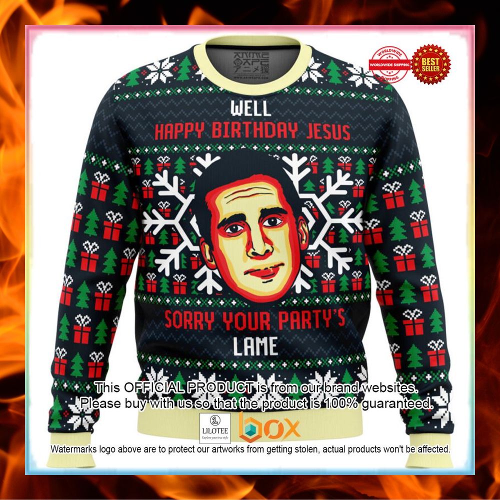 happy-birthday-jesus-sorry-your-partys-lame-the-office-christmas-sweater-1-745