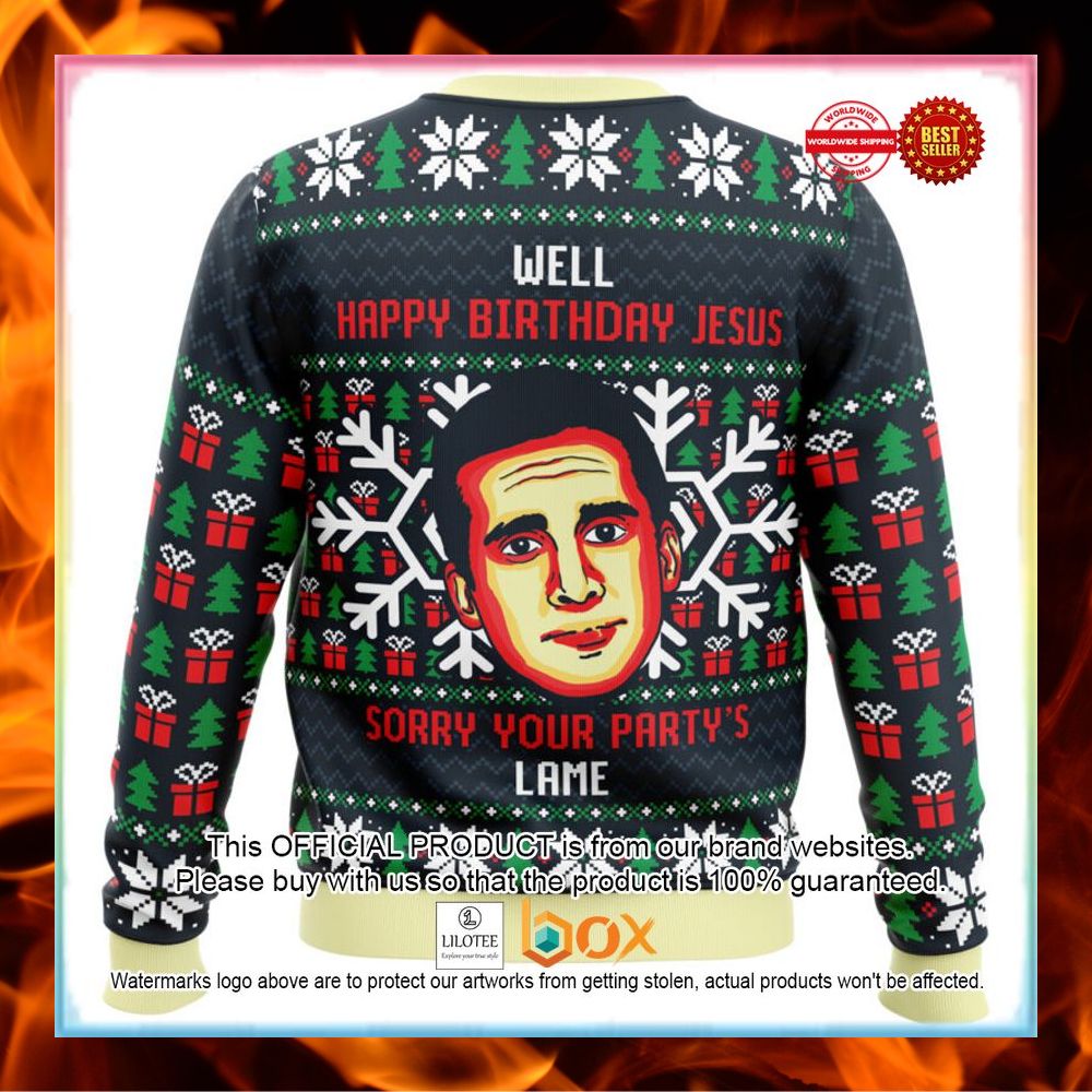 happy-birthday-jesus-sorry-your-partys-lame-the-office-christmas-sweater-2-160