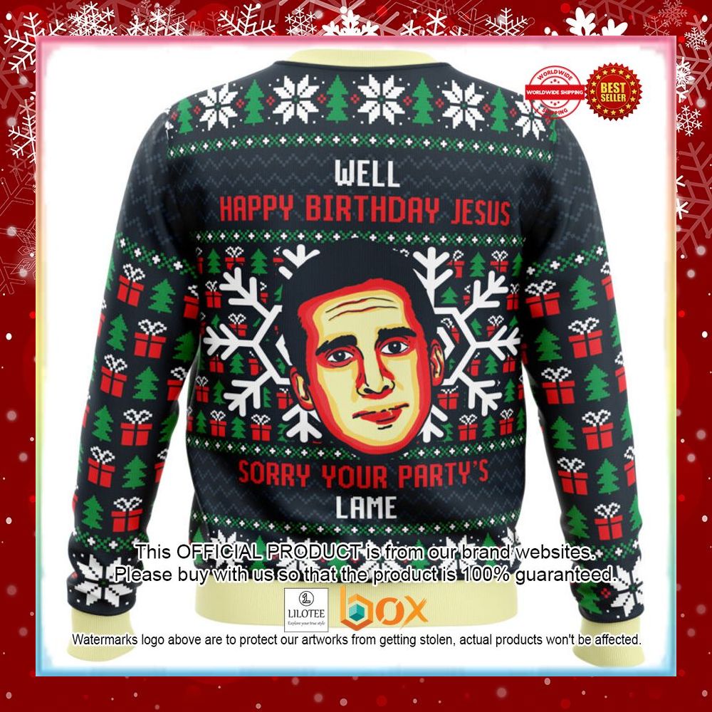 happy-birthday-jesus-sorry-your-partys-lame-the-office-christmas-sweater-2-270