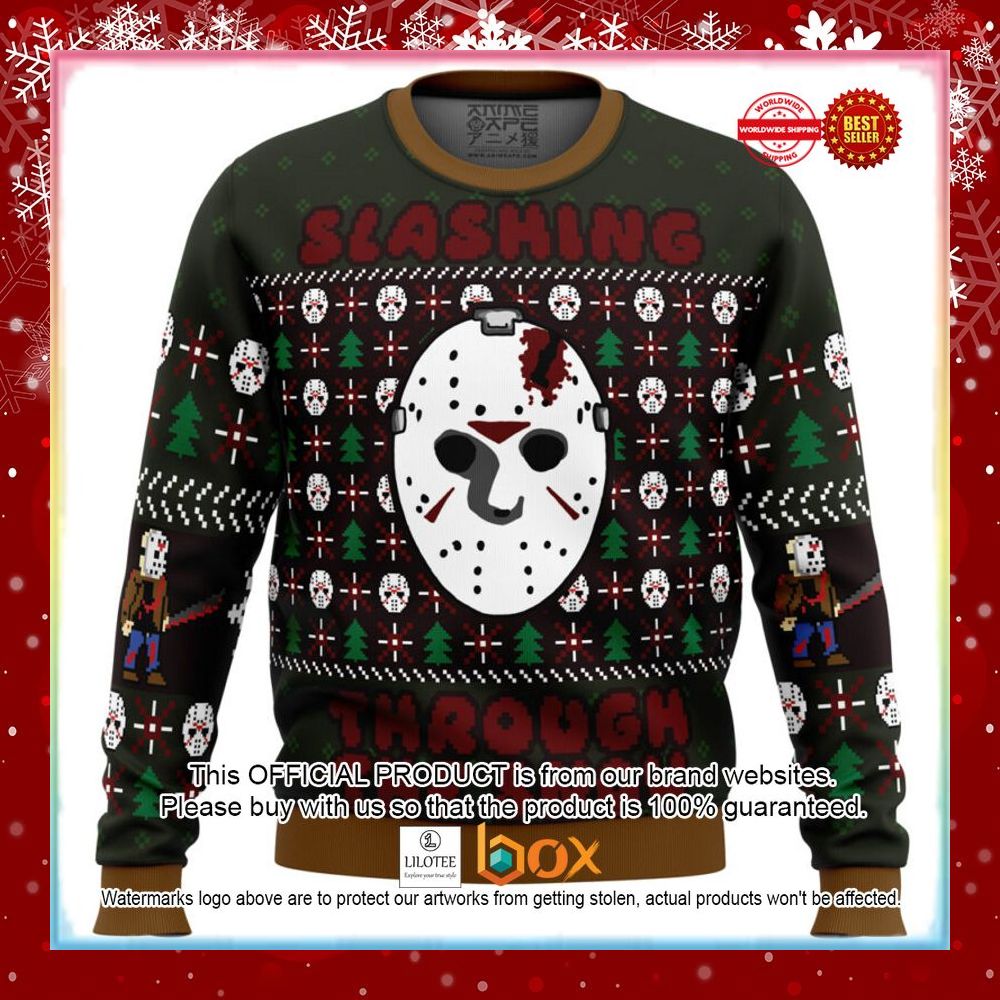 slashing-through-the-snow-jason-voorhees-christmas-sweater-1-442