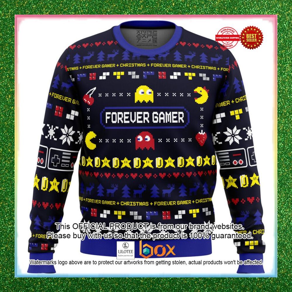 forever-gamer-christmas-pac-man-christmas-sweater-1-268