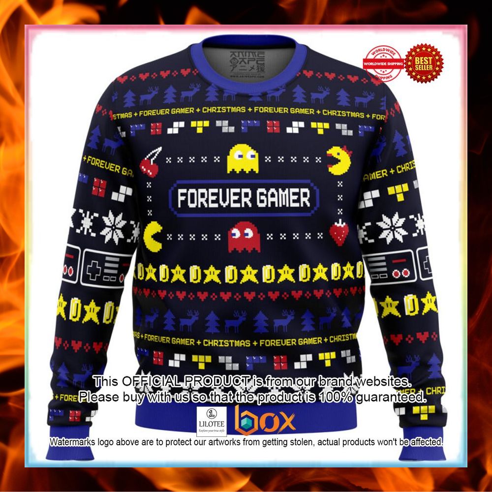 forever-gamer-christmas-pac-man-christmas-sweater-1-477