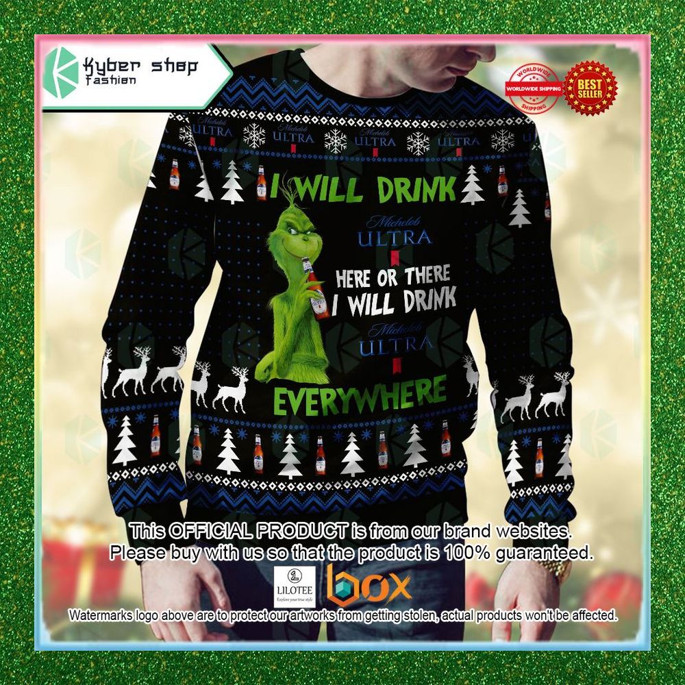 grinch-i-will-drink-everywhere-michelob-ultra-sweater-2-971