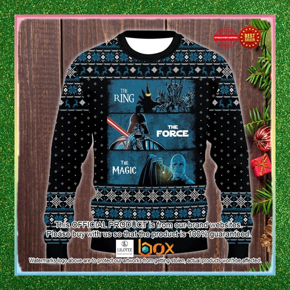 lord-of-the-ring-the-ring-the-force-the-magic-voldemort-darth-vader-sweater-christmas-1-862