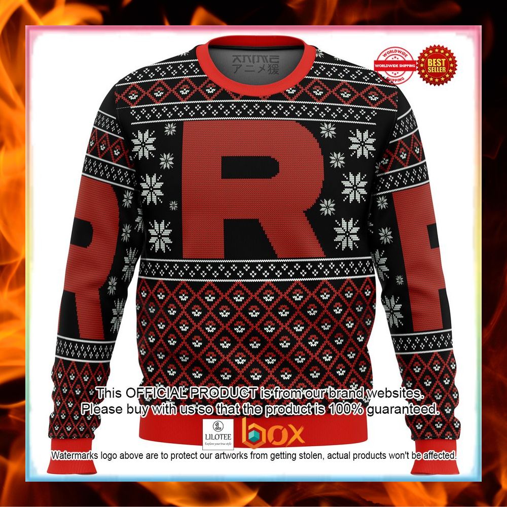 pokemon-team-rocket-red-black-sweater-christmas-1-503
