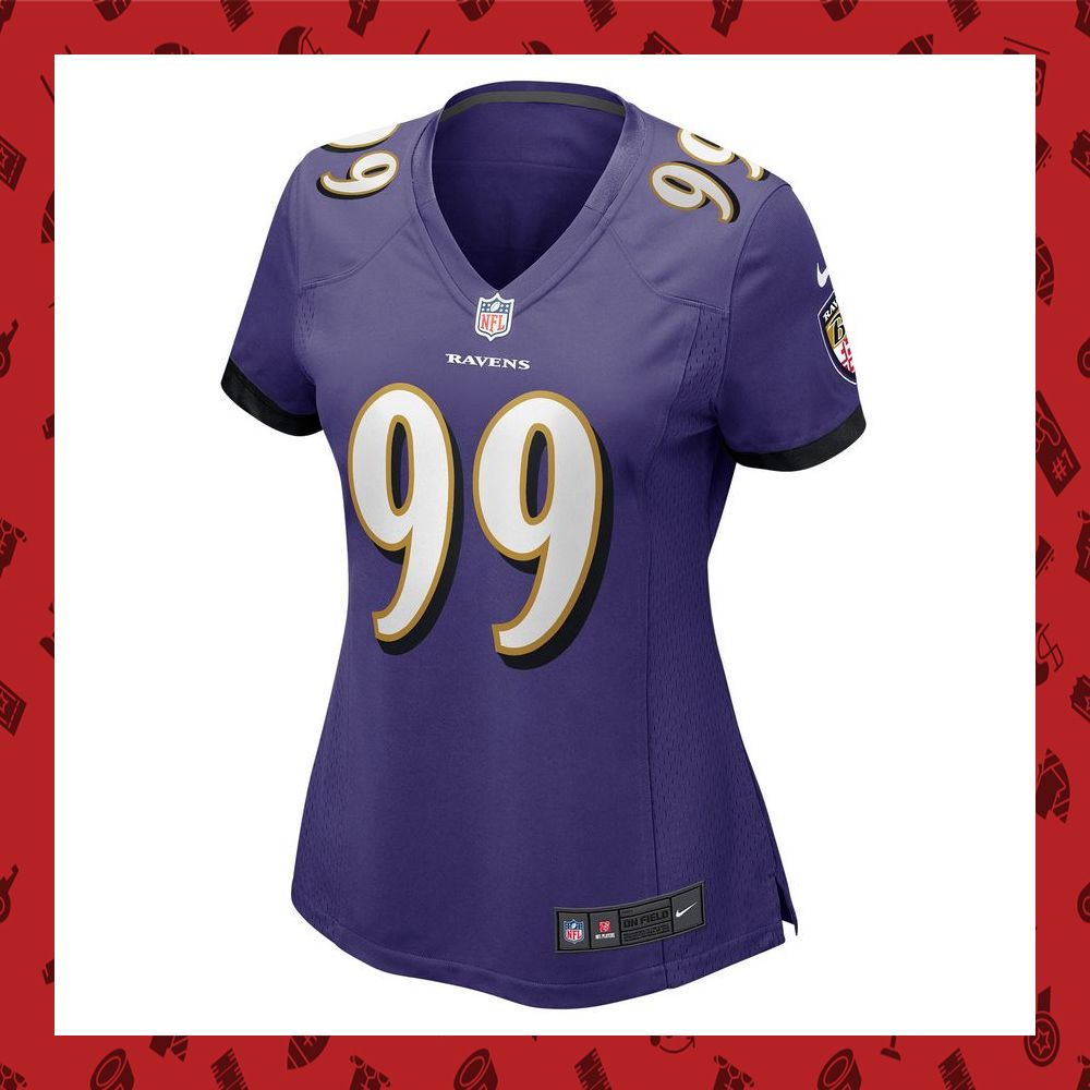 NFL Baltimore Ravens (Odafe Oweh) Men's Game Football Jersey.