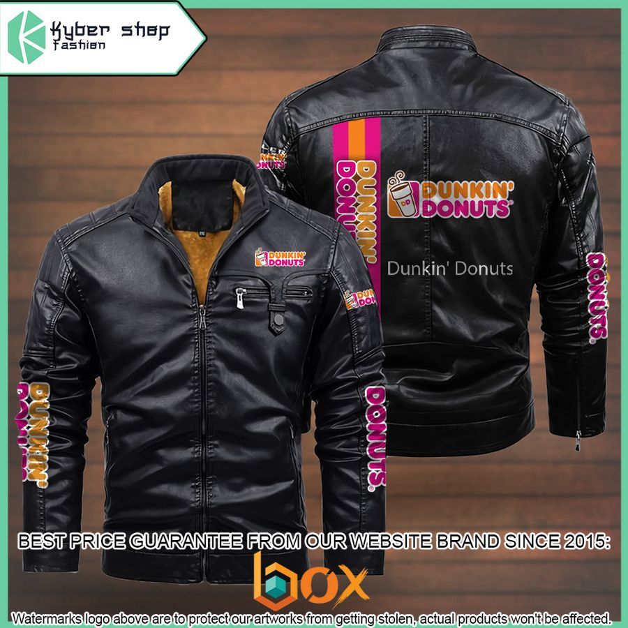 BEST Dunkin' Donuts Leather Jacket, Trend Fleece Jacket - Boxbox ...