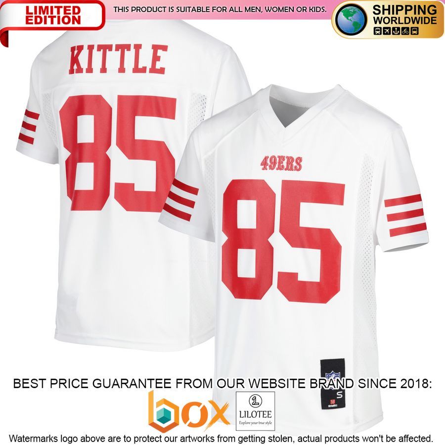 george-kittle-san-francisco-49ers-youth-team-replica-white-football-jersey-1-802