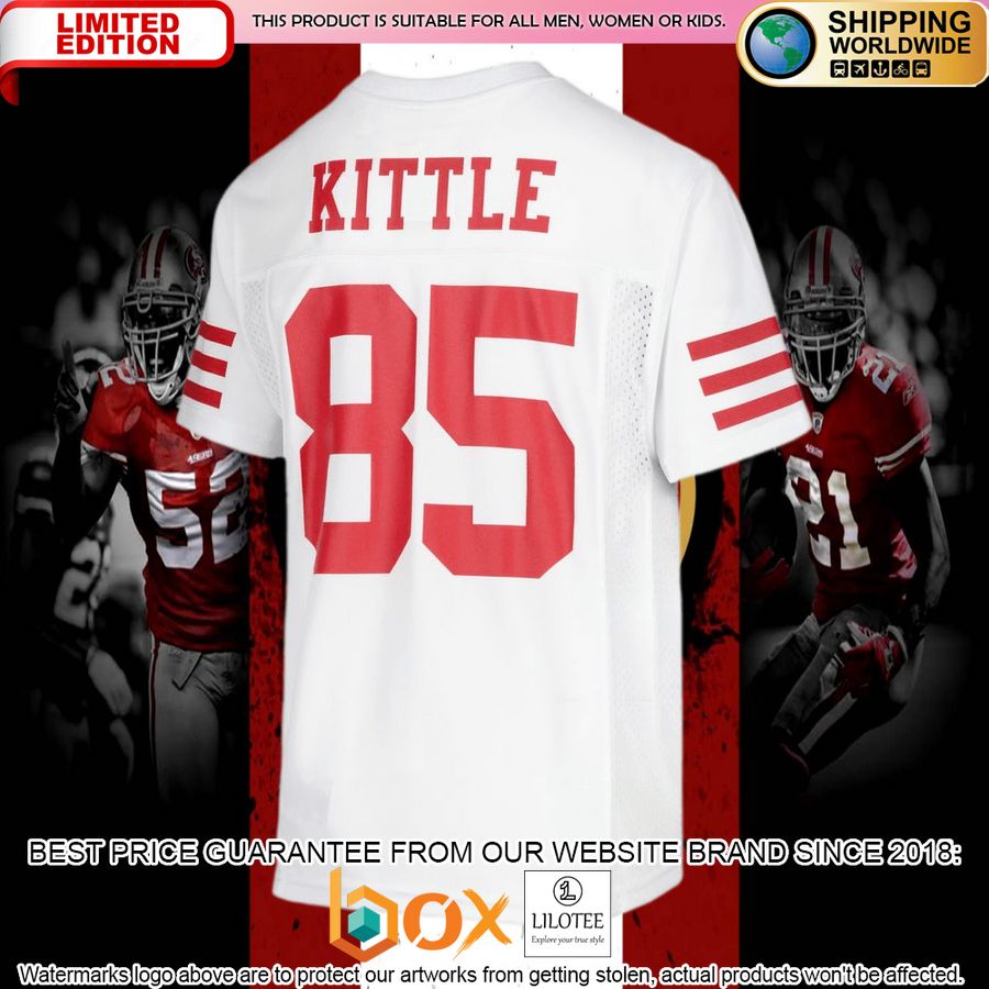 george-kittle-san-francisco-49ers-youth-team-replica-white-football-jersey-6-815