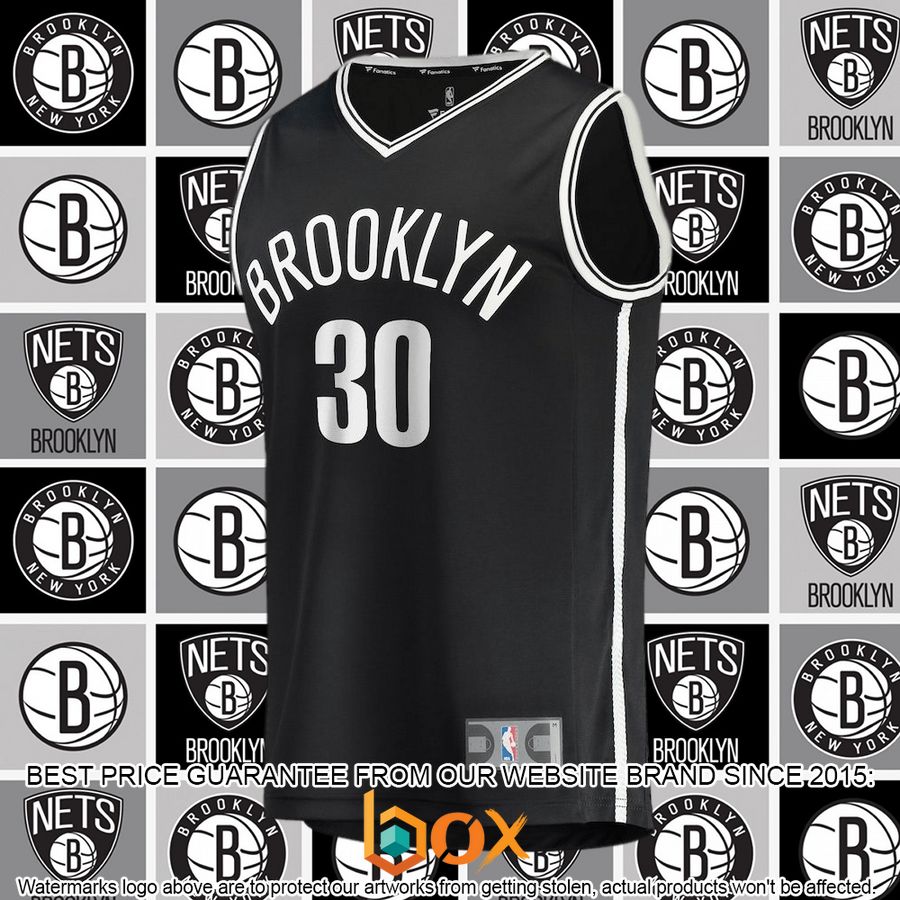 NEW Seth Curry Brooklyn Nets 2022-23 Black Jersey Basketball - Boxbox ...