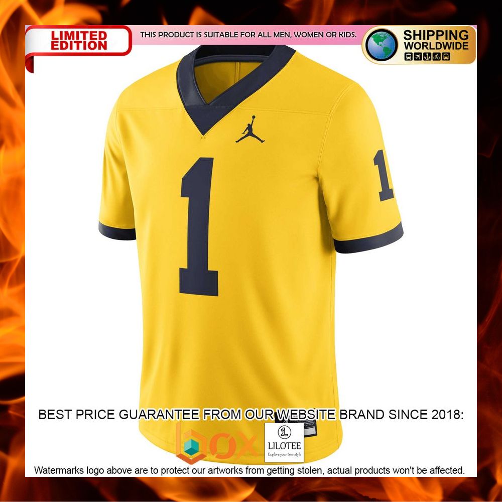 1-michigan-wolverines-jordan-brand-alternate-maize-football-jersey-2-836