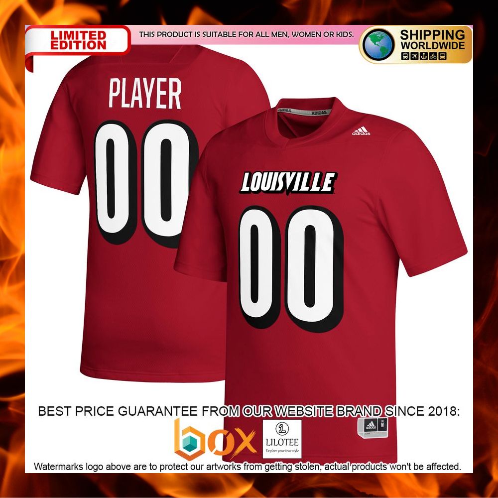louisville-cardinals-adidas-custom-nil-red-football-jersey-4-286