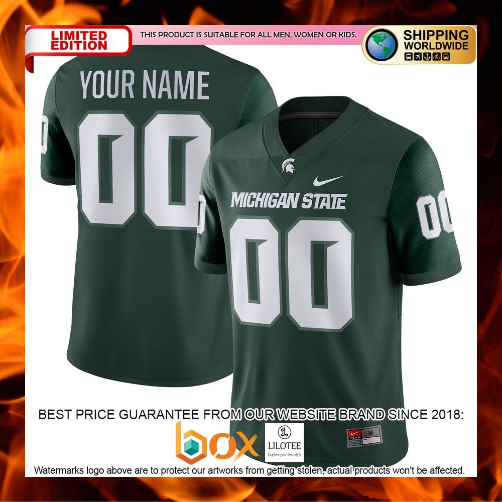 michigan-state-spartans-nike-game-custom-green-football-jersey-4-404