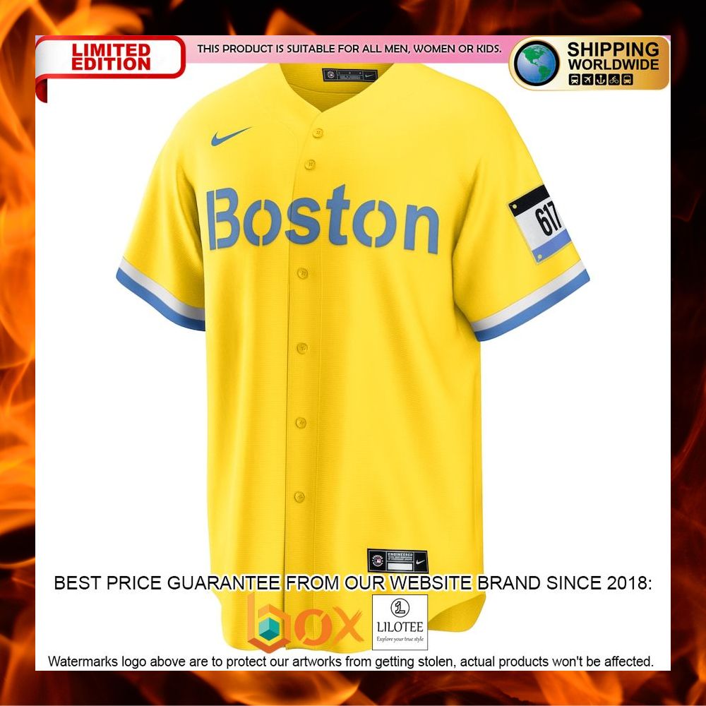 enrique-hernandez-boston-red-sox-nike-city-connect-player-gold-light-blue-baseball-jersey-2-701