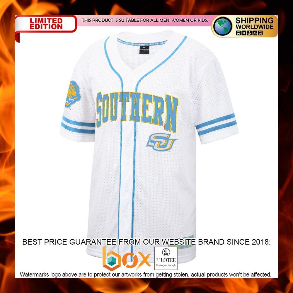 southern-university-jaguars-white-baseball-jersey-2-681