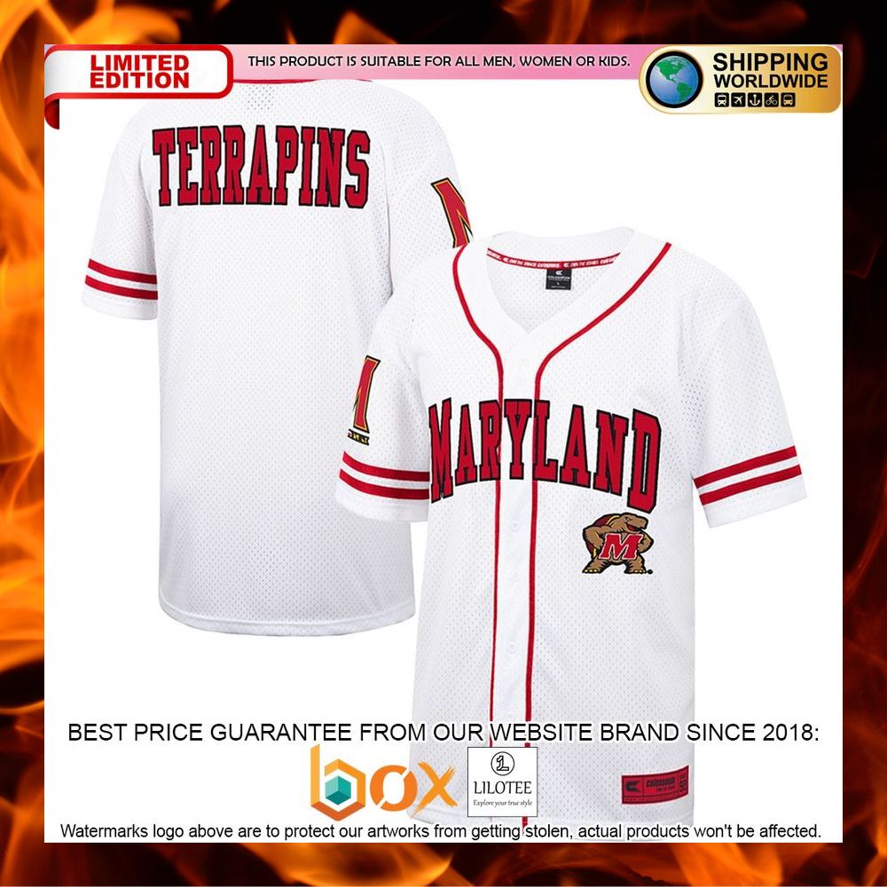 maryland-terrapins-white-red-baseball-jersey-1-123