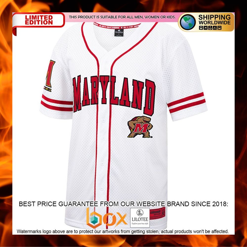maryland-terrapins-white-red-baseball-jersey-2-595