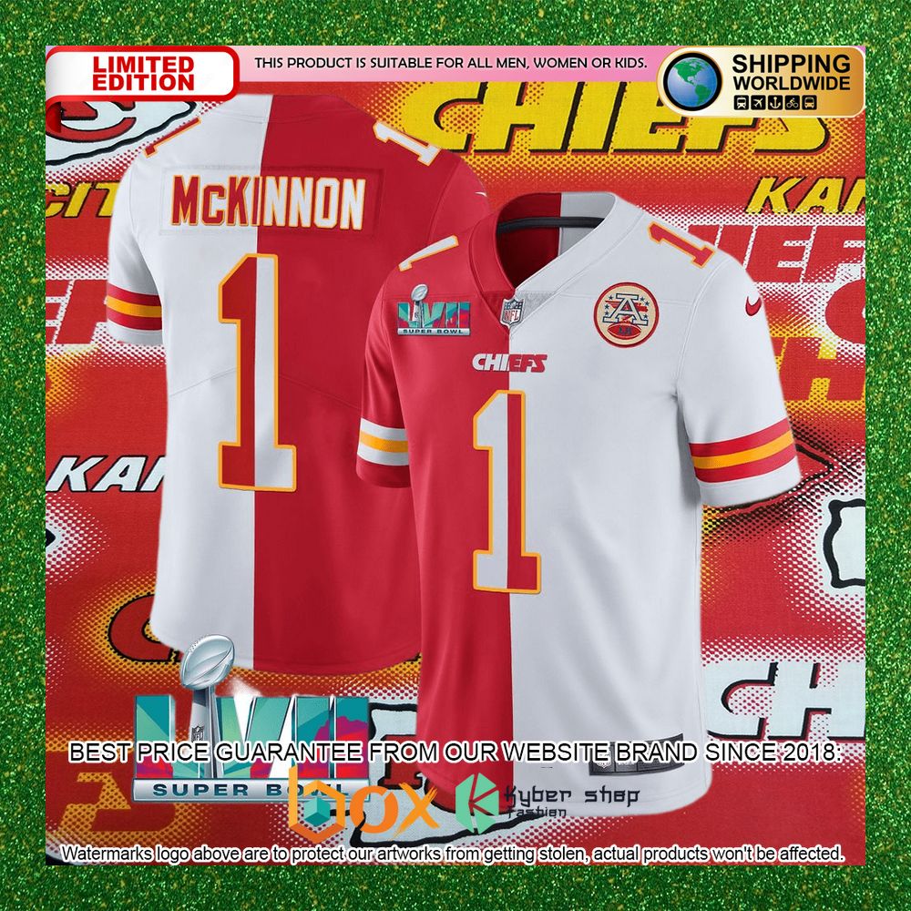jerick-mckinnon-1-super-bowl-lvii-kansas-city-chiefs-red-white-split-football-jersey-2-646