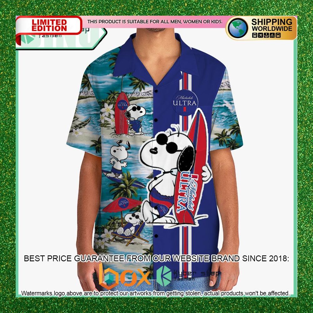 michelob-snoopy-hawaiian-shirt-and-shorts-2-289