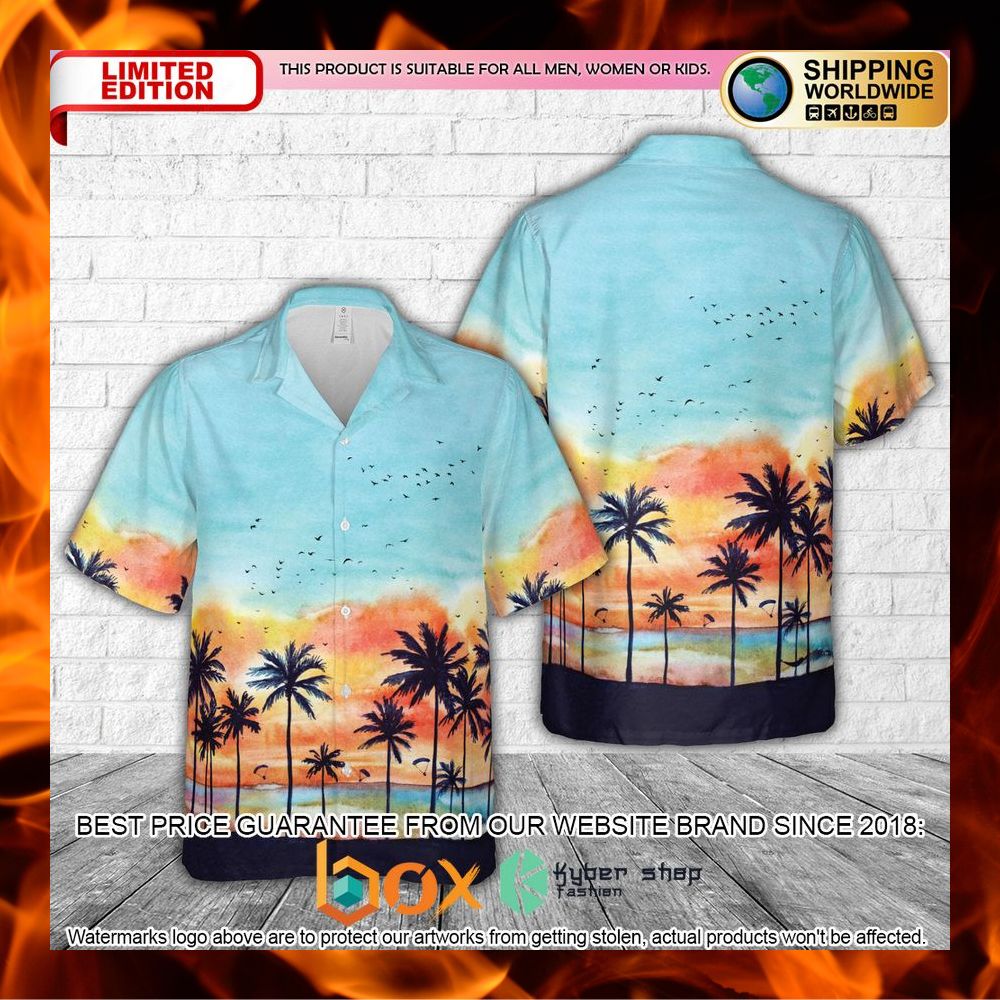 watercolor-tropical-landscape-with-palms-tree-hawaiian-shirt-1-379