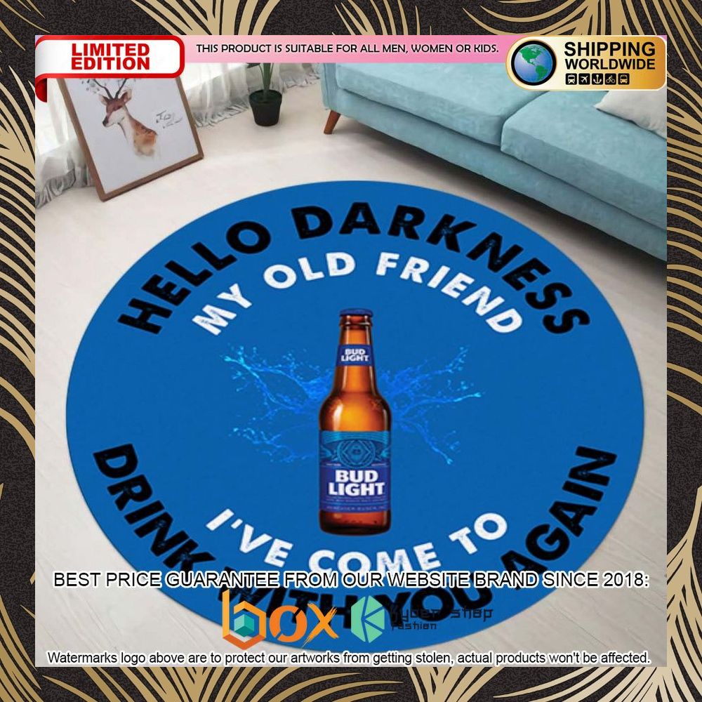 pabst-blue-ribbon-hello-darkness-my-old-friend-round-rug-1-554