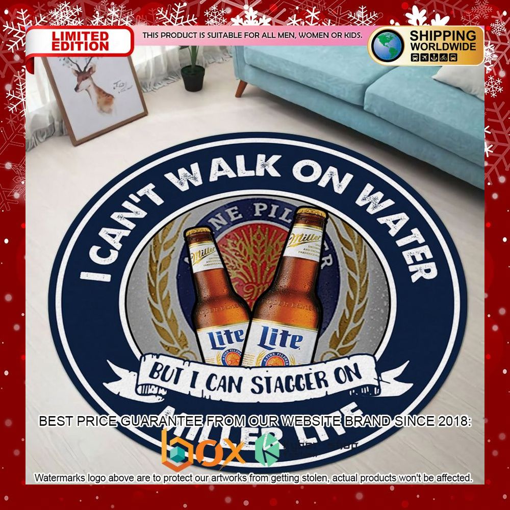 i-cant-walk-on-water-but-i-can-stagger-on-miller-lite-round-rug-1-972