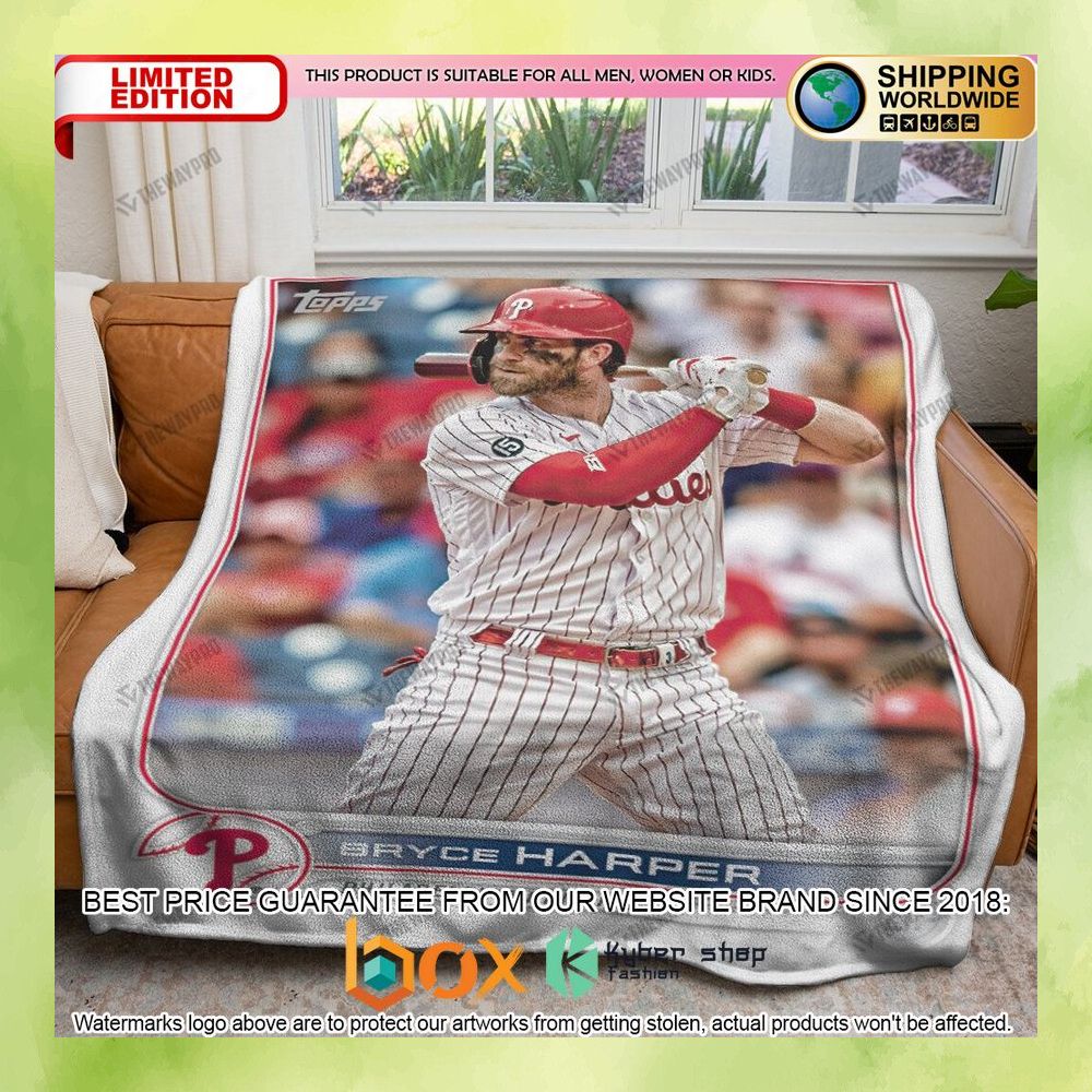 bryce-harper-philadelphia-phillies-baseball-card-soft-blanket-1-470