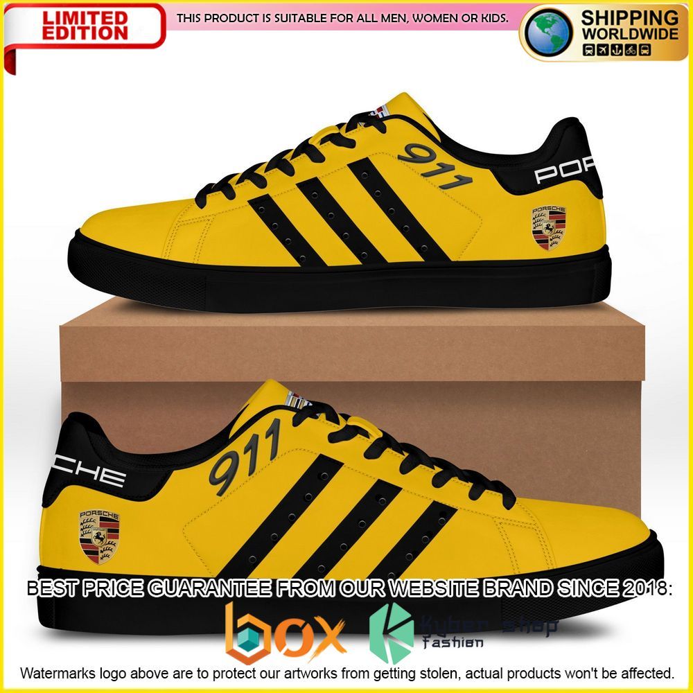 porsche-911-yellow-stan-smith-low-top-shoes-2-435