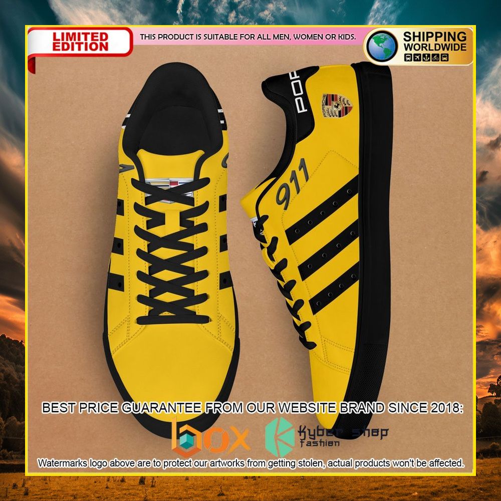porsche-911-yellow-stan-smith-low-top-shoes-3-876