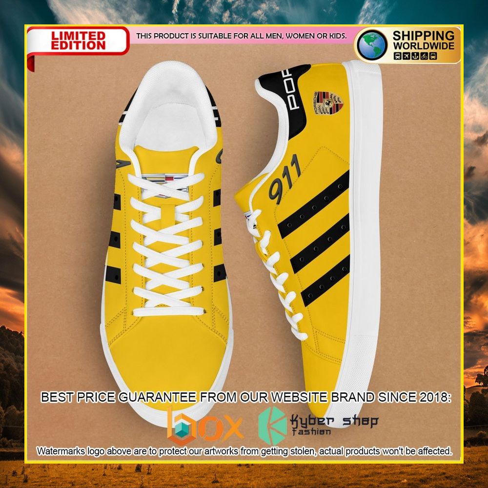 porsche-911-yellow-stan-smith-low-top-shoes-4-200