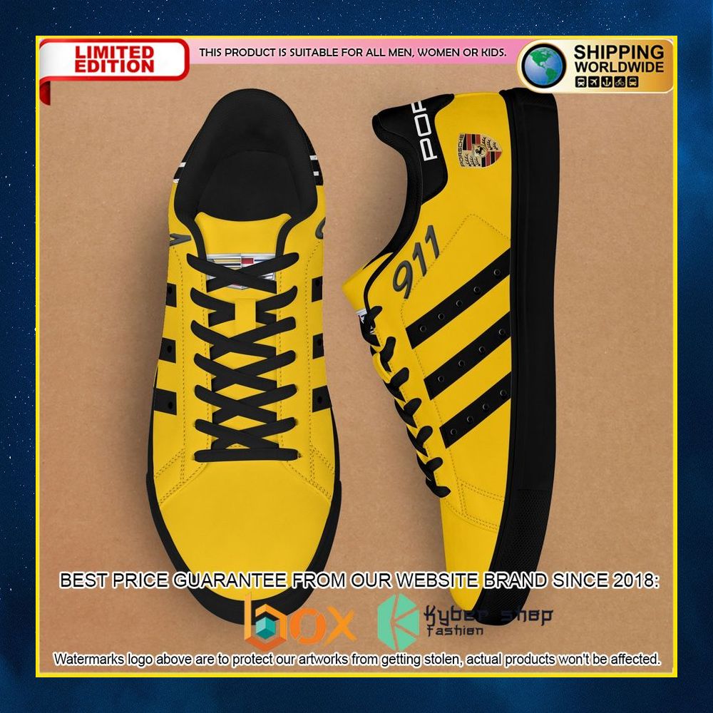 porsche-911-yellow-stan-smith-low-top-shoes-3-846
