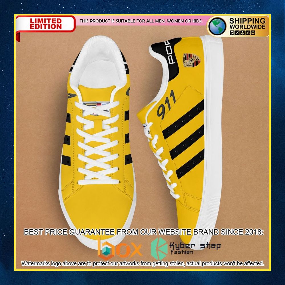 porsche-911-yellow-stan-smith-low-top-shoes-4-984