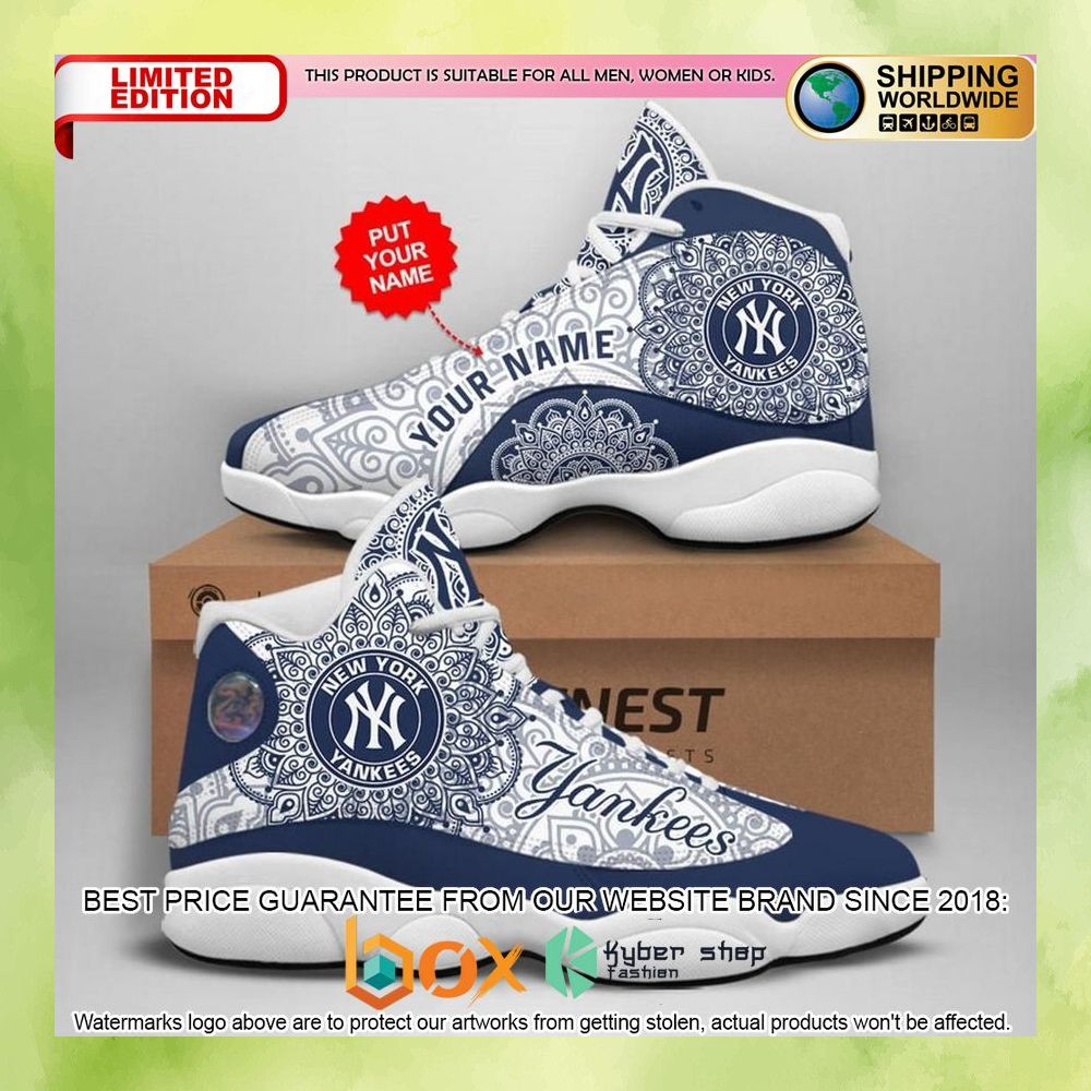 personalized-new-york-yankees-mandala-flower-air-jordan-13-shoes-1-611
